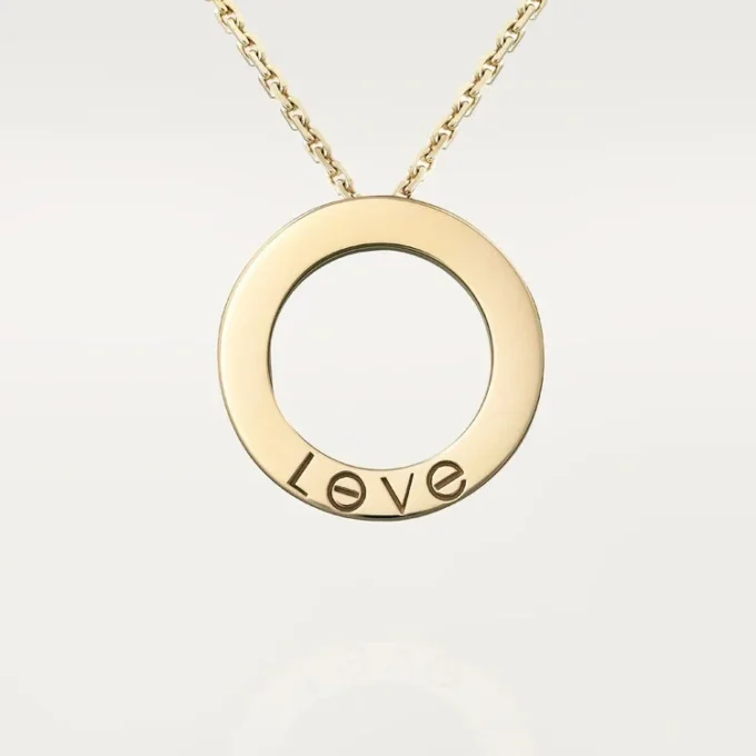 Collier Love, pavé de diamants – Or jaune, diamants – Cartier