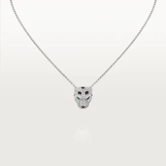 Collier Panthere de Cartier en diamants, or blanc | Cartier US