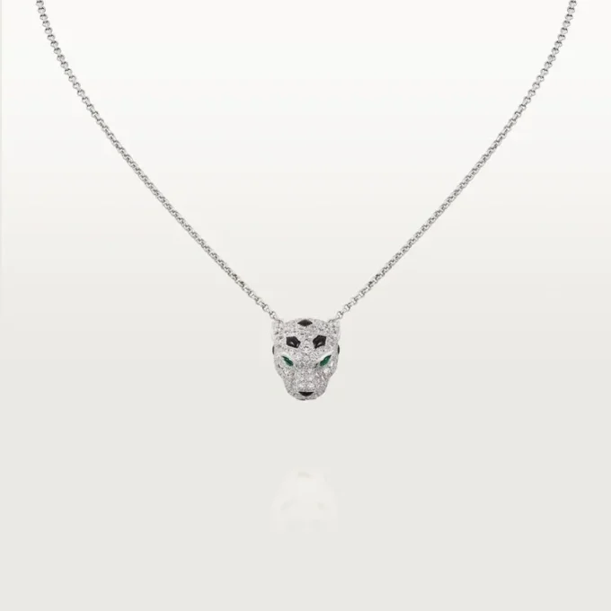 Collier Panthere de Cartier en diamants, or blanc | Cartier US