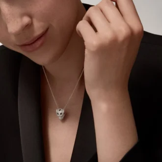 Collier Panthere de Cartier en diamants, or blanc | Cartier US