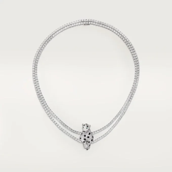 Collier Panthère de Cartier, multi-port, pavé