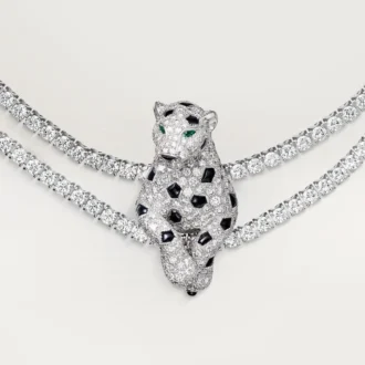 Collier Panthère de Cartier, multi-port, pavé