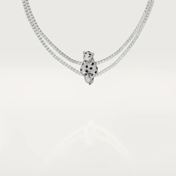 Collier Panthère de Cartier, multi-port, pavé