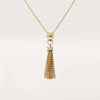 Collier Panthère de Cartier – Or jaune, laque noire, grenats tsavorites, onyx, diamants – Cartier