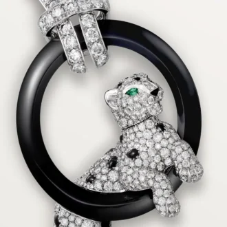 Collier Panthère de Cartier, pavé