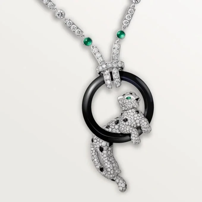 Collier Panthère de Cartier, pavé