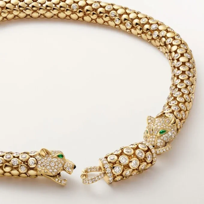 Collier Panthère de Cartier, pavé