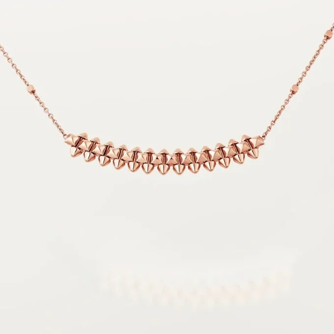 Collier pendentif Clash de Cartier – Or rose, petit | Cartier US