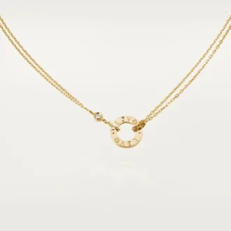 Collier pendentif Love Diamond, or jaune | Cartier US