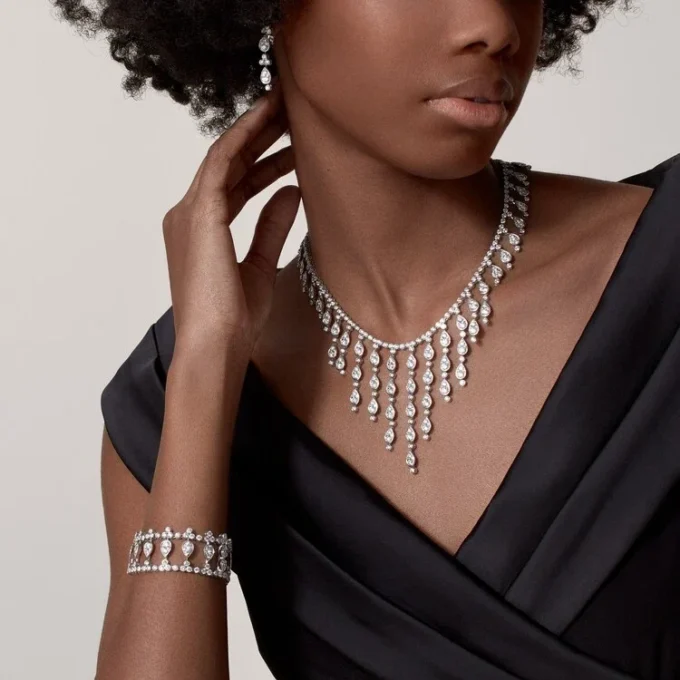 Collier Pluie de Cartier, diamants