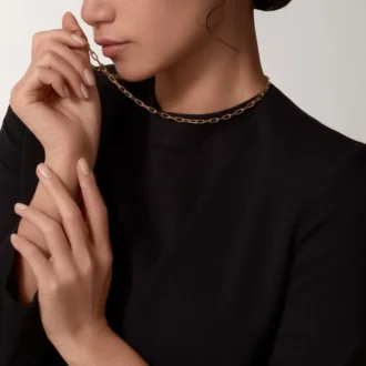 Collier Santos De Cartier, chaîne, petit modèle