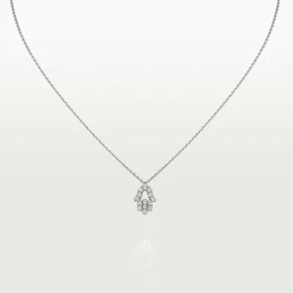 Collier Symbol – Or blanc, diamant – Cartier