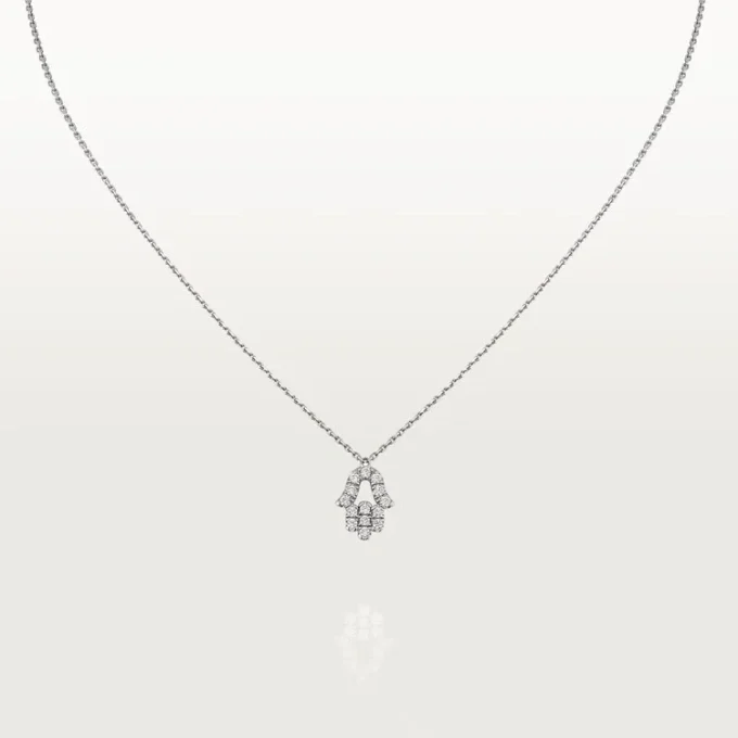Collier Symbol – Or blanc, diamant – Cartier