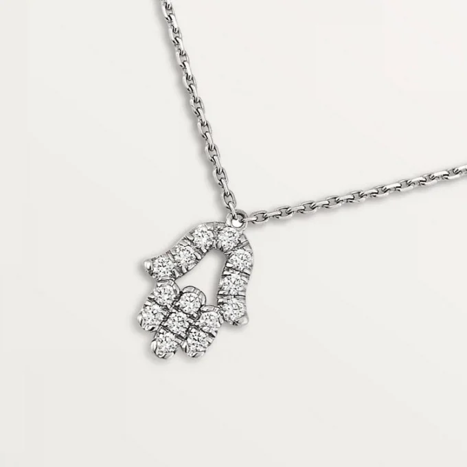 Collier Symbol – Or blanc, diamant – Cartier