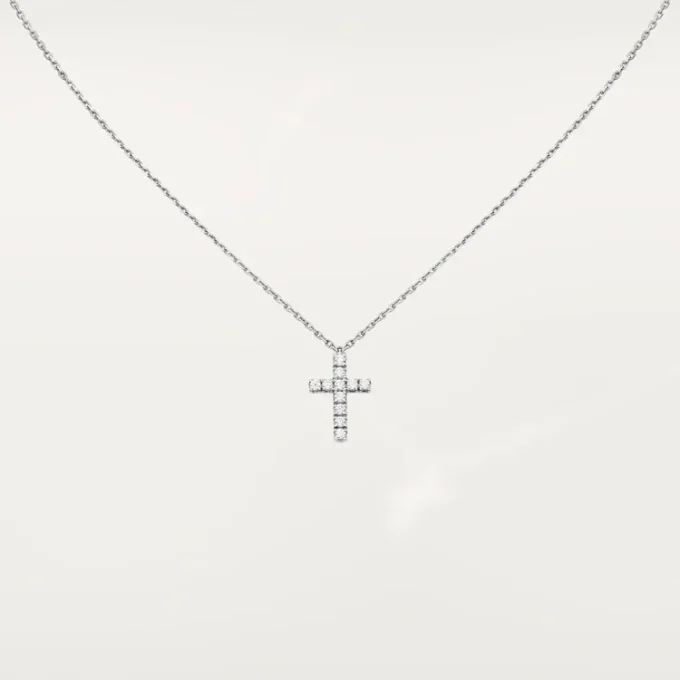 Collier Symboles – Or blanc, diamants – Cartier