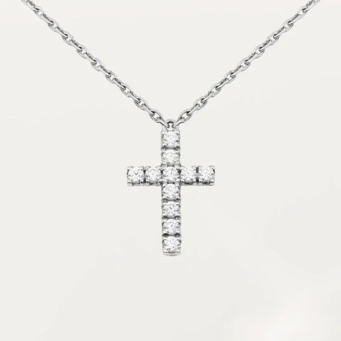 Collier Symboles – Or blanc, diamants – Cartier