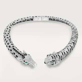 Collier torque Indomptables de Cartier, pavé