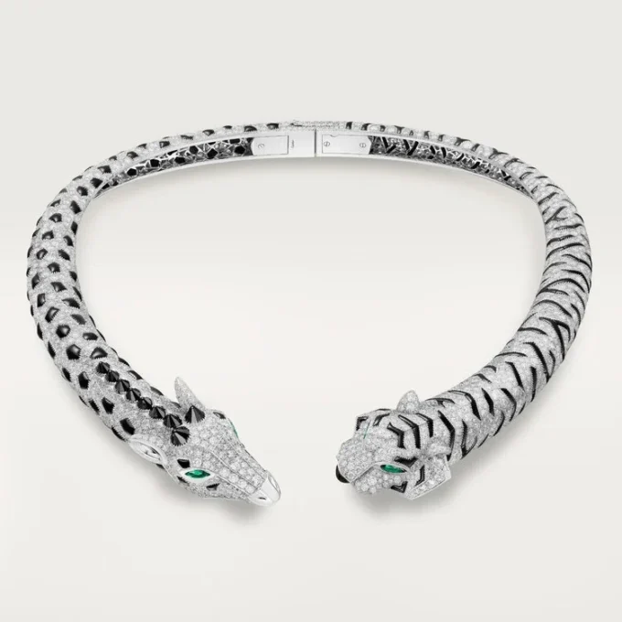 Collier torque Indomptables de Cartier, pavé
