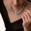 Collier torque Indomptables de Cartier, pavé