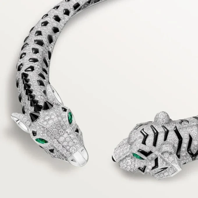 Collier torque Indomptables de Cartier, pavé