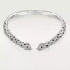 Collier Torque Panthère de Cartier, articulé, pavé