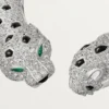 Collier Torque Panthère de Cartier, articulé, pavé
