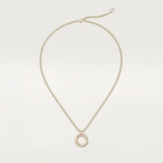 Collier Trinity à chaîne en diamants en or tricolore | Cartier US