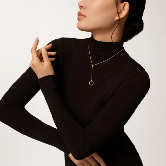 Collier Trinity, diamants