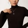 Collier Trinity, diamants