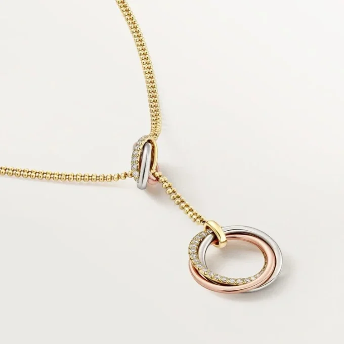 Collier Trinity, diamants