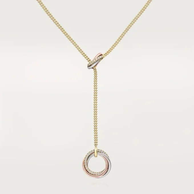 Collier Trinity, diamants