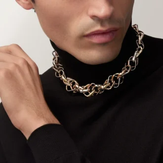 Collier Trinity, forme coussin, modèle extra-large