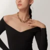 Collier Trinity, forme coussin, modèle extra-large