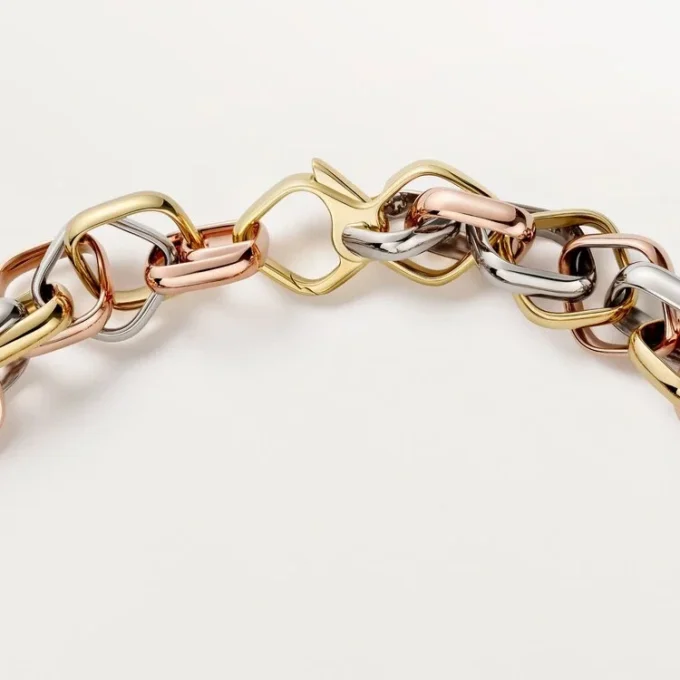 Collier Trinity, forme coussin, modèle extra-large