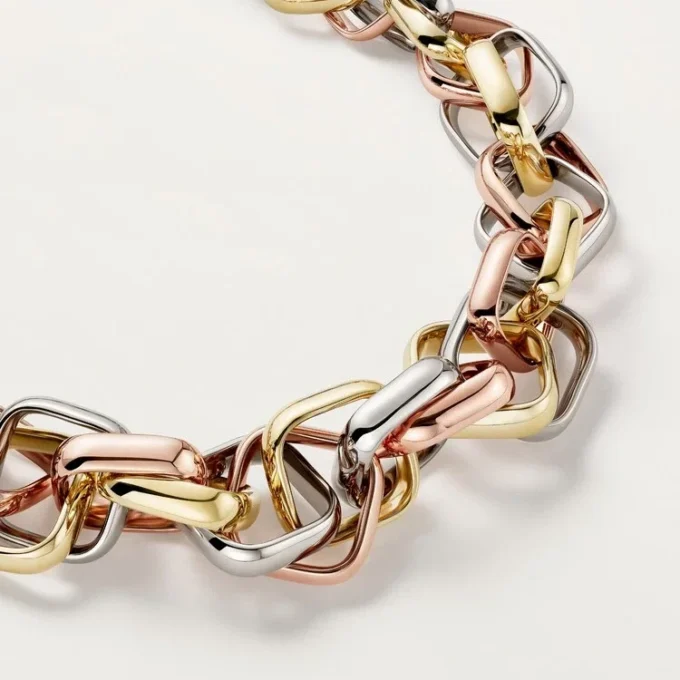 Collier Trinity, forme coussin, modèle extra-large