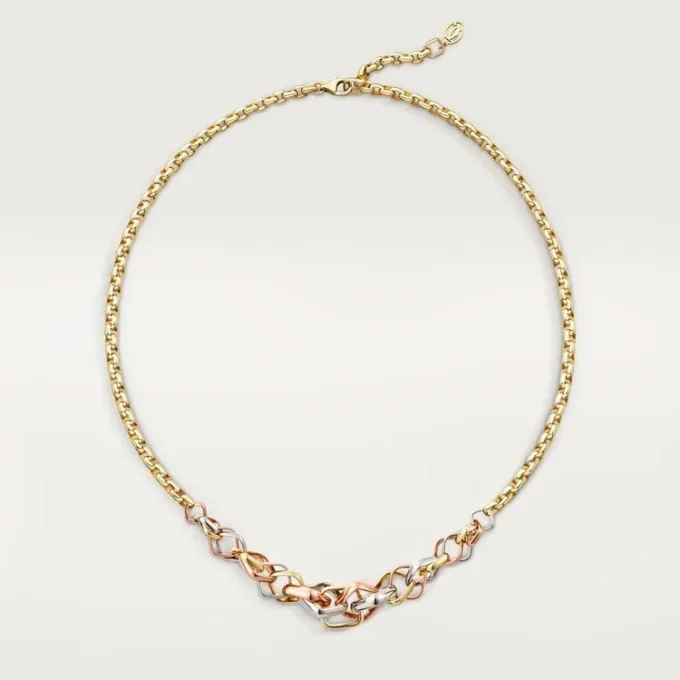 Collier Trinity, forme coussin, modèle moyen