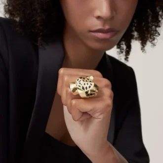 Grande bague Panthère de Cartier, or jaune | Cartier US