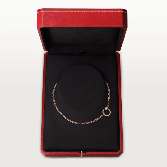 Juste Un Clou – Collier à chaîne en diamants en or rose | Cartier US