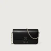 Mini sac à chaîne, Double C de Cartier – Cuir de veau noir, finition en or et émail noir – Cartier Mini sac à chaîne, Double C de Cartier – Cuir de veau noir, finition en or et émail noir – Cartier