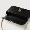 Mini sac à chaîne, Double C de Cartier – Cuir de veau noir, finition en or et émail noir – Cartier Mini sac à chaîne, Double C de Cartier – Cuir de veau noir, finition en or et émail noir – Cartier