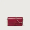 Mini sac à chaîne, Double C de Cartier – Cuir de veau rouge cerise, finition en or et émail rouge cerise – Cartier Mini sac à chaîne, Double C de Cartier – Cuir de veau rouge cerise, finition en or et émail rouge cerise – Cartier