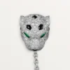 Panthere De Cartier Accessoires d’élégance masculine – Bijou de poche Panthere De Cartier en diamants et or – Cartier Panthere De Cartier Accessoires d’élégance masculine – Bijou de poche Panthere De Cartier en diamants et or – Cartier