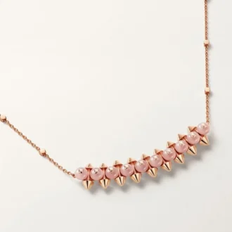 Pendentif Clash de Cartier, calcédoine rose
