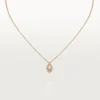 Pendentif Cœurs et symboles – Or rose, diamants – Cartier