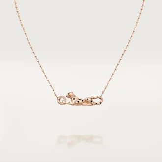 Collier Panthère de Cartier – Or rose, grenats tsavorites, diamants – Cartier