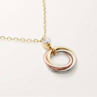Pendentif Trinity, 1 diamant