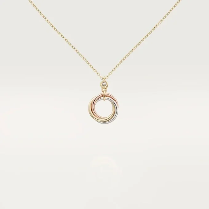 Pendentif Trinity, 1 diamant