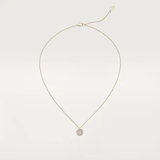 Pendentif Trinity, 1 diamant, pavé