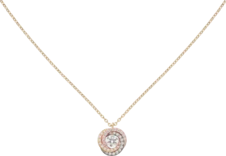Pendentif Trinity, 1 diamant, pavé