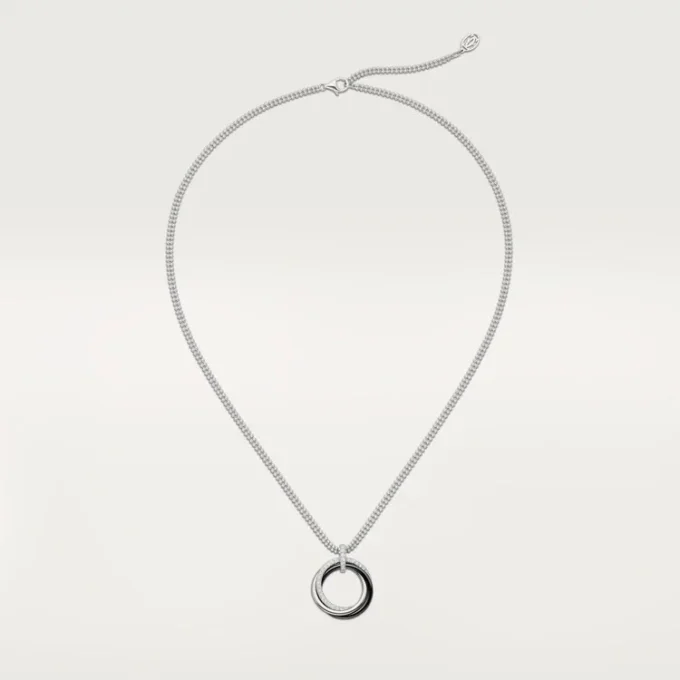 Pendentif Trinity, céramique, diamants